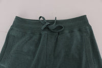 Thumbnail for Elegant Green Cashmere Sport Pants