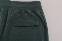 Thumbnail for Elegant Green Cashmere Sport Pants