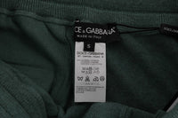Thumbnail for Elegant Green Cashmere Sport Pants