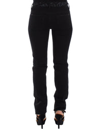 Thumbnail for Black Slim Jeans Denim Pants Skinny Stretch