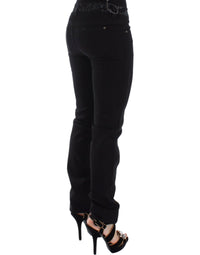Thumbnail for Black Slim Jeans Denim Pants Skinny Stretch