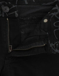 Thumbnail for Black Slim Jeans Denim Pants Skinny Stretch