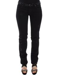 Thumbnail for Black Slim Jeans Denim Pants Skinny Stretch