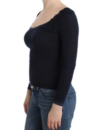 Thumbnail for Lingerie Blue Top Blouse Jumper Lace Rayon