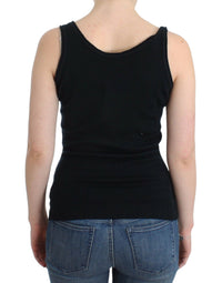 Thumbnail for Black Knit Top Knitted Sweater 100% Cashmere