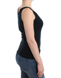 Thumbnail for Black Knit Top Knitted Sweater 100% Cashmere