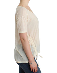 Thumbnail for Beachwear White T-Shirt Top Blouse