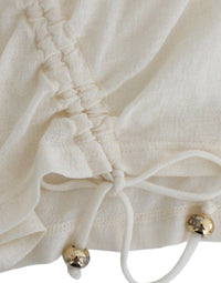 Thumbnail for Beachwear White T-Shirt Top Blouse