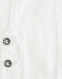 Thumbnail for White Cropped Jeans Denim Pants Branded Capri