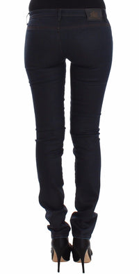 Thumbnail for Chic Dark Blue Slim Jeans for Elegant Style