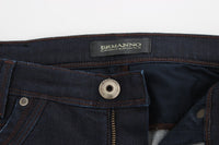 Thumbnail for Chic Dark Blue Slim Jeans for Elegant Style