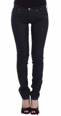 Thumbnail for Chic Dark Blue Slim Jeans for Elegant Style