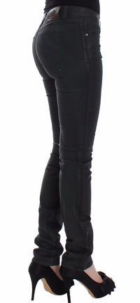 Thumbnail for Elegant Dark Green Slim Fit Jeans