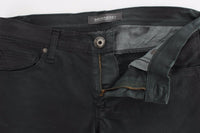 Thumbnail for Elegant Dark Green Slim Fit Jeans