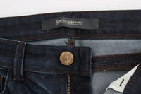 Thumbnail for Ermanno Scervino Chic Dark Blue Skinny Jeans
