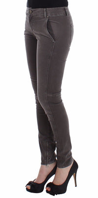 Thumbnail for Chic Gray Slim Leg Jeans - Elegance Meets Comfort