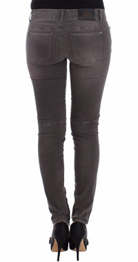 Thumbnail for Chic Gray Slim Leg Jeans - Elegance Meets Comfort