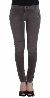Thumbnail for Chic Gray Slim Leg Jeans - Elegance Meets Comfort