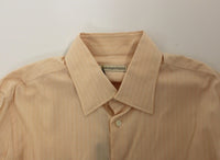 Thumbnail for Sunset Hues Striped Cotton Shirt
