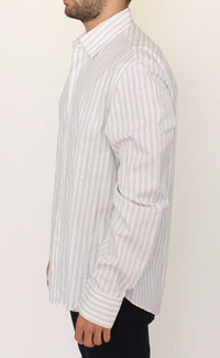 Thumbnail for Elegant Striped Cotton Casual Shirt