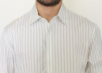 Thumbnail for Elegant Striped Cotton Casual Shirt