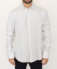 Thumbnail for Elegant Striped Cotton Casual Shirt