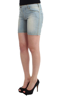 Thumbnail for Chic Blue Denim Shorts - Ermanno Scervino