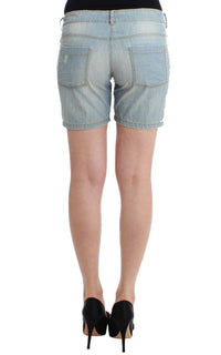 Thumbnail for Chic Blue Denim Shorts - Ermanno Scervino