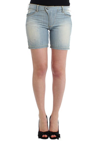 Thumbnail for Chic Blue Denim Shorts - Ermanno Scervino
