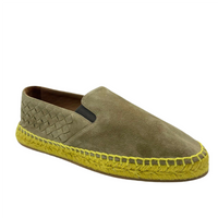 Thumbnail for Men's Tan Suede Woven Slip On Shoe