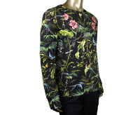 Thumbnail for Gucci Men's Tropical Jungle Multicolor Cotton Small Sweatshirt