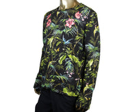 Thumbnail for Gucci Men's Tropical Jungle Multicolor Cotton Small Sweatshirt