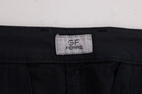 Thumbnail for Blue Cotton Stretch Chinos Pants