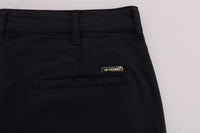 Thumbnail for Sleek Blue Cotton Stretch Pants for Men
