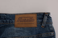 Thumbnail for Blue Wash Torn Dunfermile Slim Fit Jeans