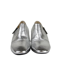 Thumbnail for Bottega Veneta Women's Metallic Silver Leather Ankle Booties