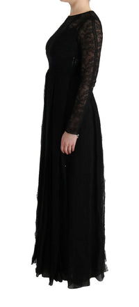 Thumbnail for Elegant Black Sheath Long Sleeve Dress