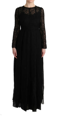 Thumbnail for Elegant Black Sheath Long Sleeve Dress