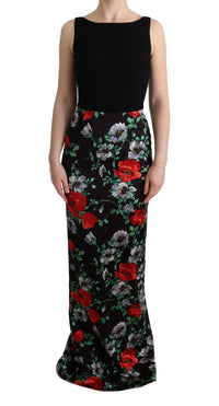 Thumbnail for Elegant Floral Sheath Gown
