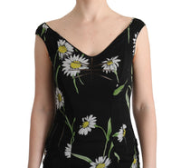 Thumbnail for Sunflower Print Full Length Sheath Dress