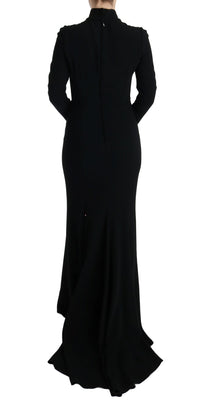 Thumbnail for Elegant Full Length Sheath Gown in Black