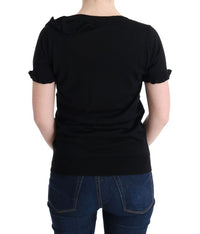 Thumbnail for Elegant Black Lana Wool Top