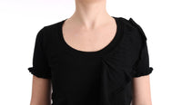 Thumbnail for Elegant Black Lana Wool Top