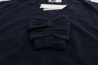 Thumbnail for Elegant Blue Wool Top - Chic Everyday Elegance