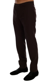Thumbnail for Elegant Slim Fit Formal Trousers in Purple