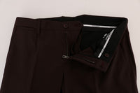 Thumbnail for Elegant Slim Fit Formal Trousers in Purple