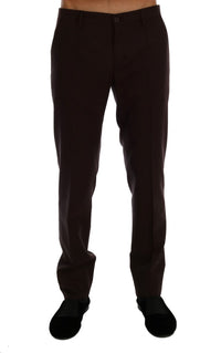 Thumbnail for Elegant Slim Fit Formal Trousers in Purple