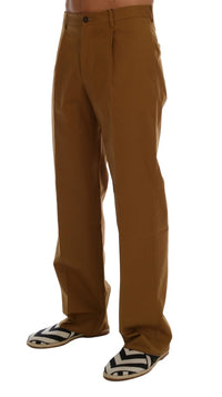Thumbnail for Elegant Brown Formal Trousers for Men