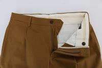 Thumbnail for Elegant Brown Formal Trousers for Men