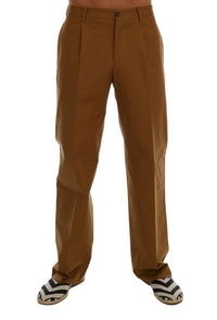 Thumbnail for Elegant Brown Formal Trousers for Men